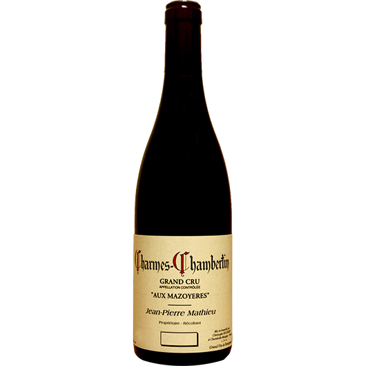 Jean Pierre Mathieu, Charmes Chambertin Mazoyeres