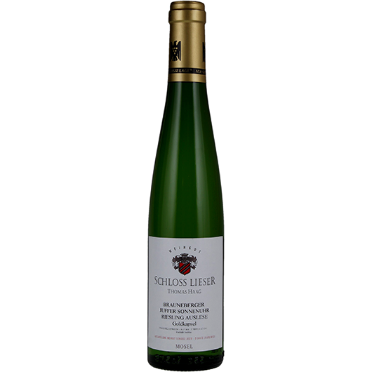 Schloss Lieser, Brauneberger Juffer Sonnenuhr Riesling Auslese Goldkapsel